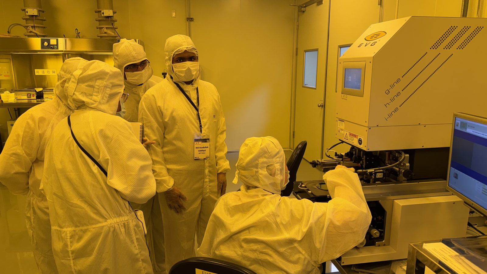 Phase 3, Cohort 3 hands-on lithography tool session, Taiwan