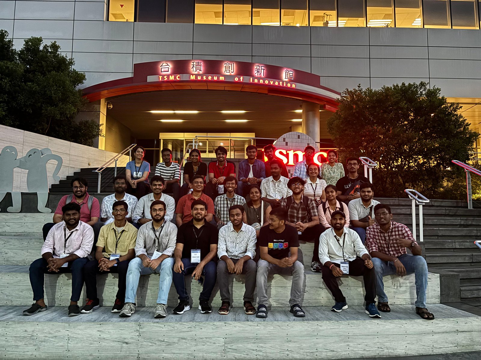 SPARC-NanoX Phase 3 cohort visiting the TSMC Museum of Innovation, Taiwan